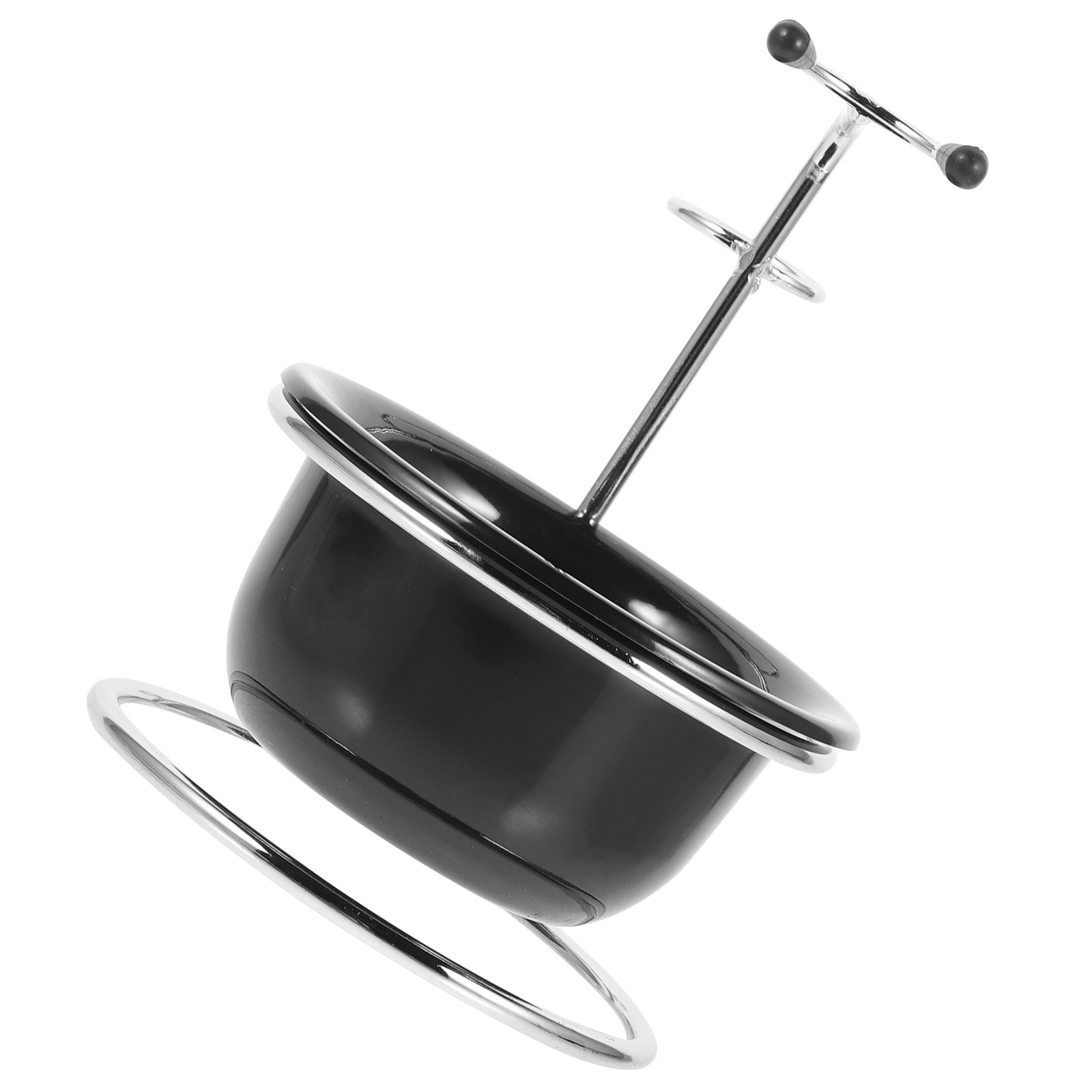 Shaving Brush Set - Alloy Shaving Brush Holder and Bowl