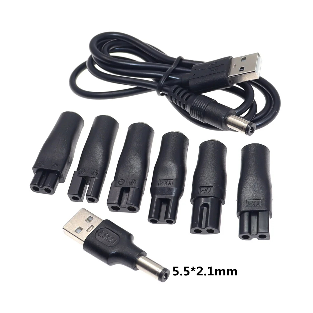 Men'S Grooming Room - 8PCS Replacement Power Cord 5V Charger