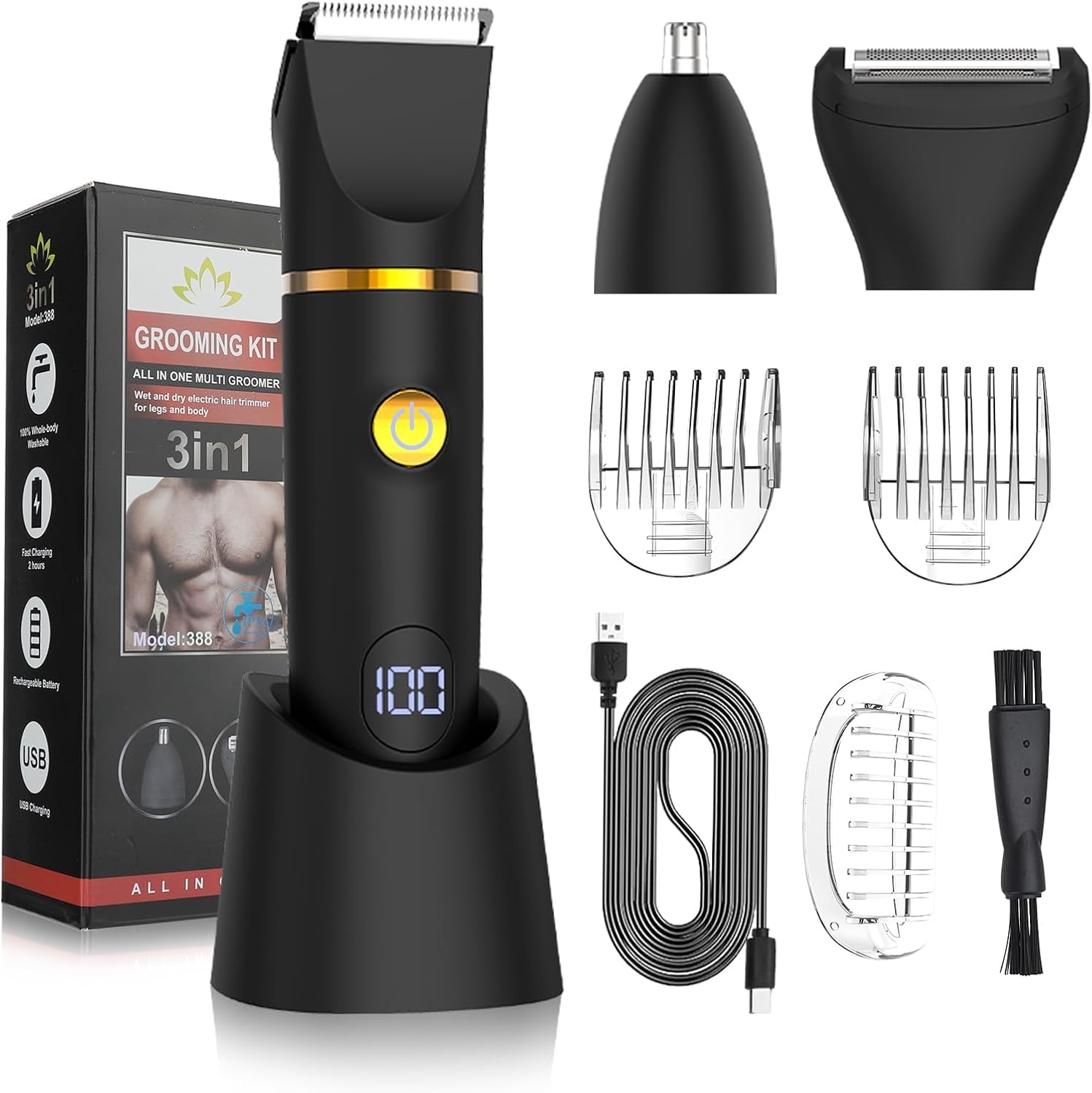 Men'S Grooming Nose And Ear - Body Trimmer for Men Woman, 3