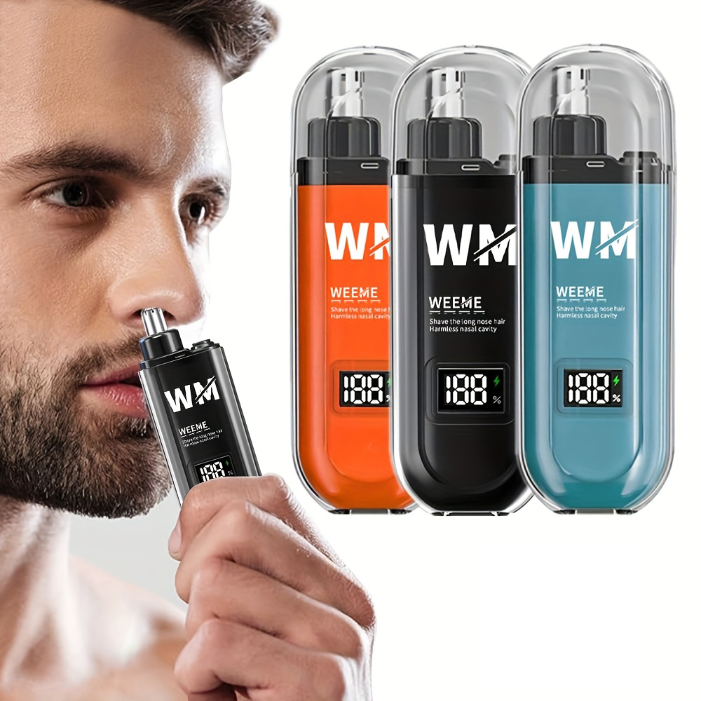Men'S Grooming Room - Portable Mini Nose Hair Trimmer, 1pc