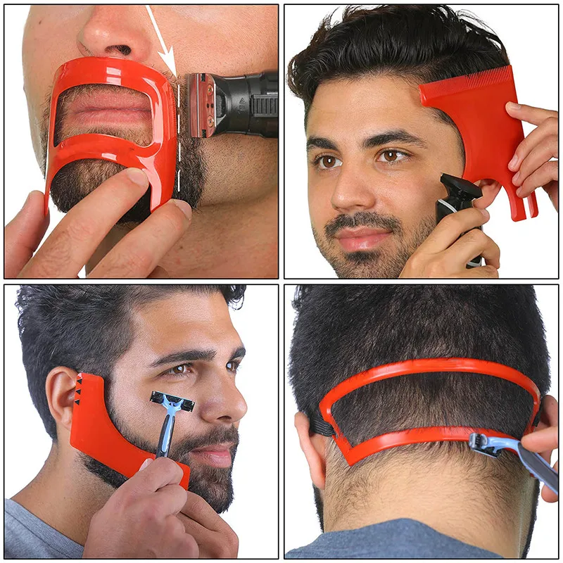 2/4Pcs Men's Beard Combs Hair  - огляд і ціна Men'S Grooming Room