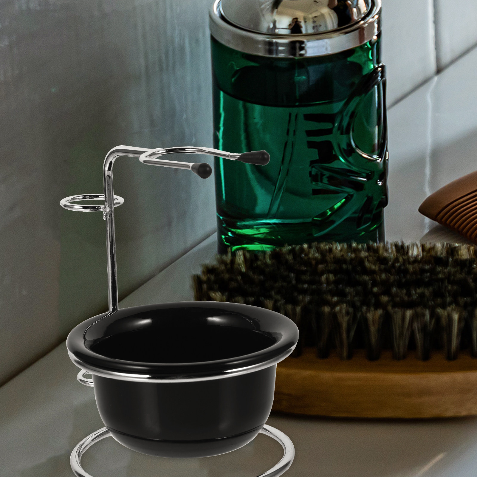 Alloy Shaving Brush Holder and - огляд і ціна Shaving Brush Set