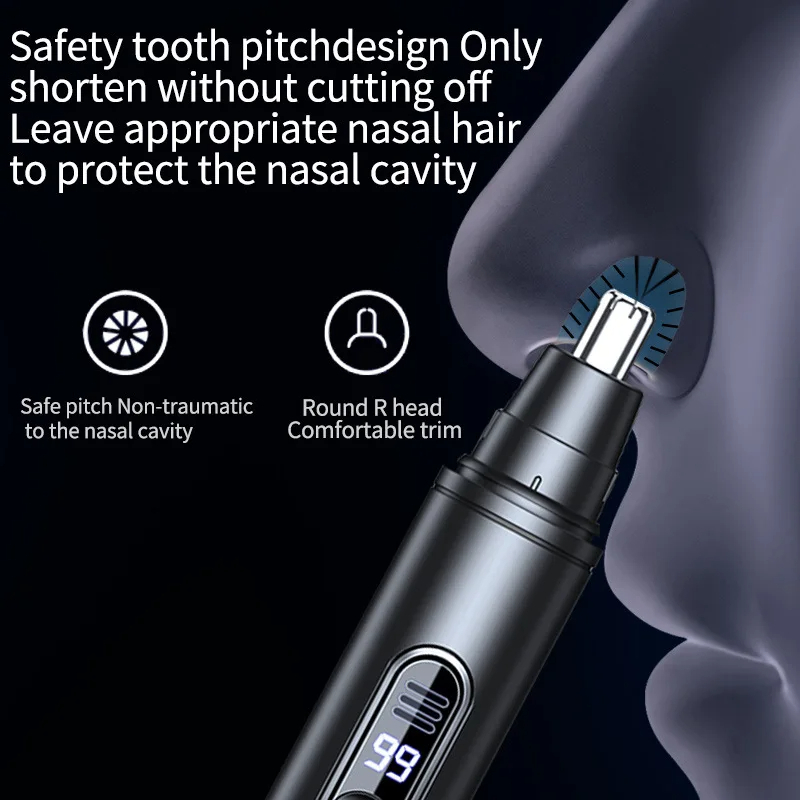 Mini Pocket Nose Hair Trimmer  - огляд і ціна Men'S Grooming Room