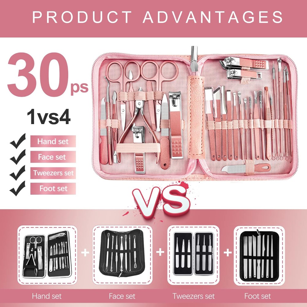30-in-1 Professional Manicure  - огляд і ціна Men'S Grooming Products Kit