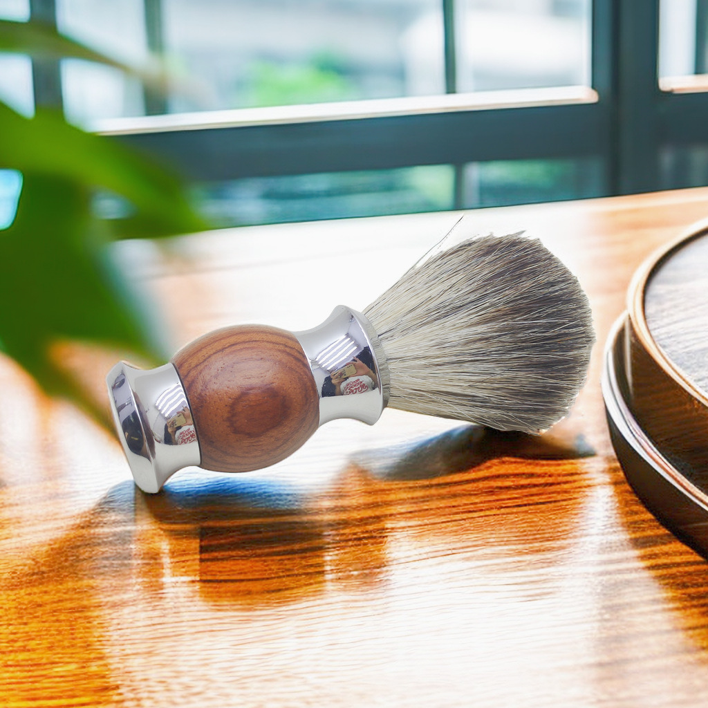 Safflower Rosewood Handle Razo - огляд і ціна Shaving Brush Set