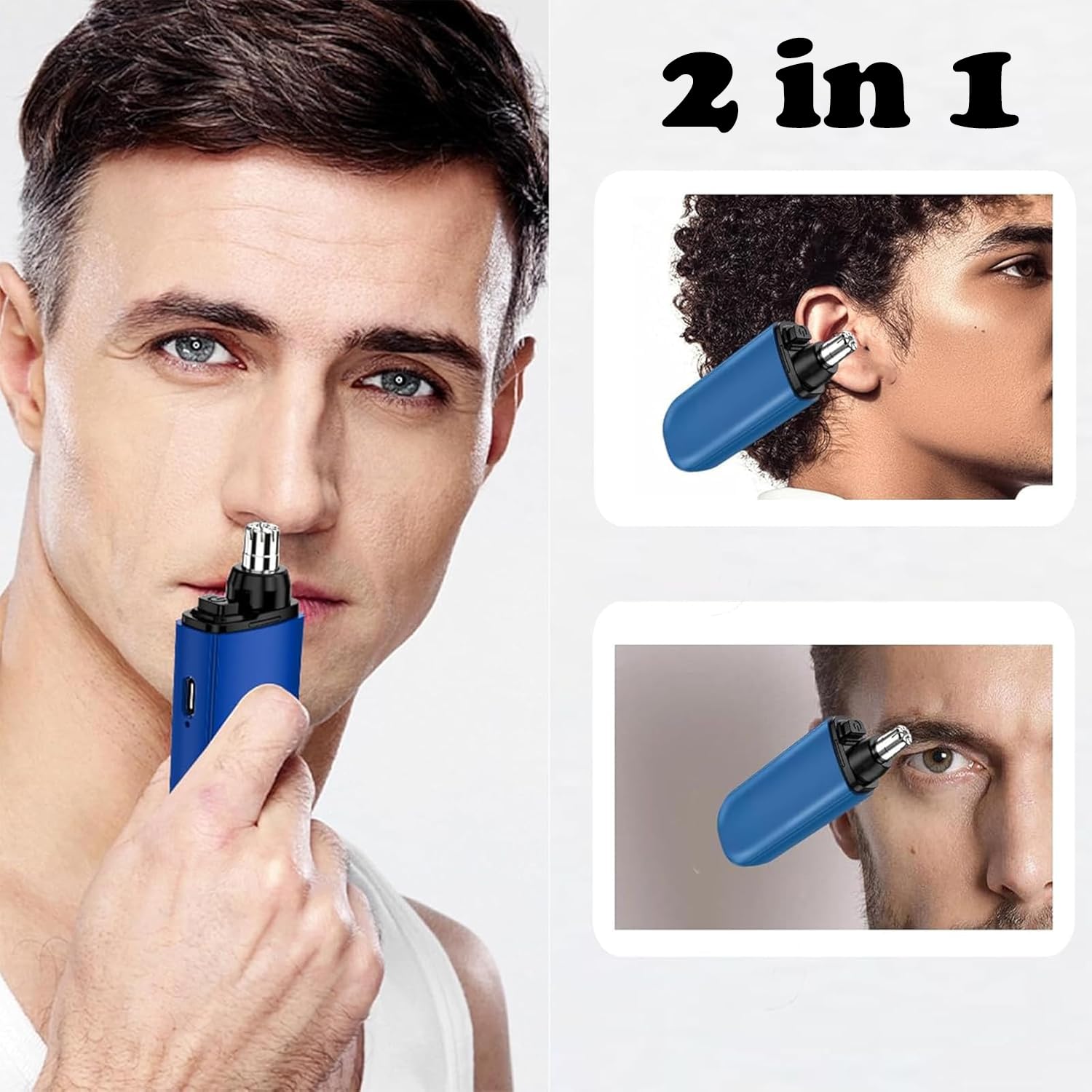 Nose Ear Hair Trimmer USB Rech - огляд і ціна Men'S Grooming Room