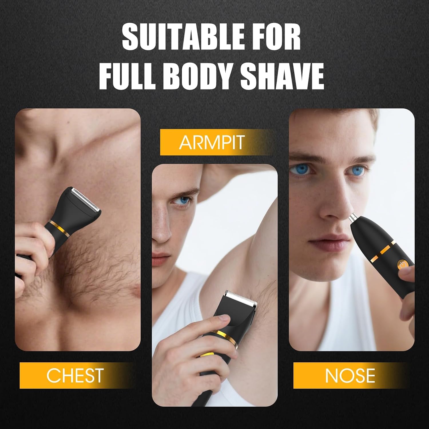 Body Trimmer for Men Woman, 3  - огляд і ціна Men'S Grooming Nose And Ear