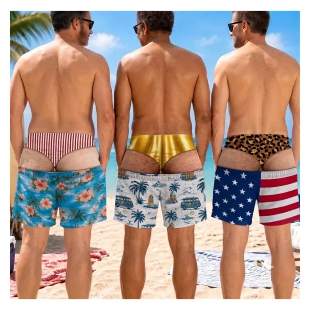 Men Fun Hip Print Swim Trunks, - огляд і ціна Men'S Grooming Product