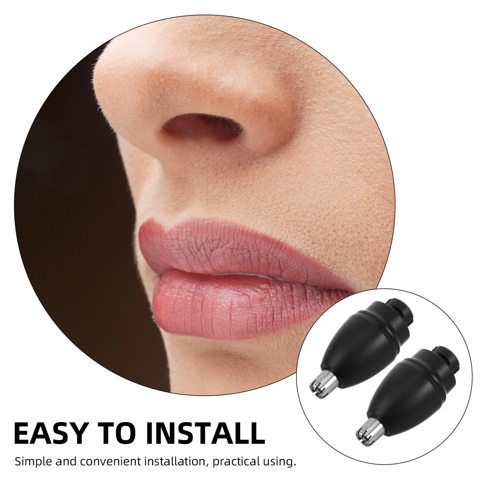 2Pcs Replacement Nose Trimmer  - огляд і ціна Men'S Grooming Nose And Ear