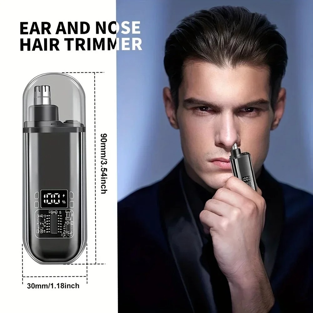 Nose Ear Hair Trimmer Electric - огляд і ціна Men'S Grooming Nose And Ear