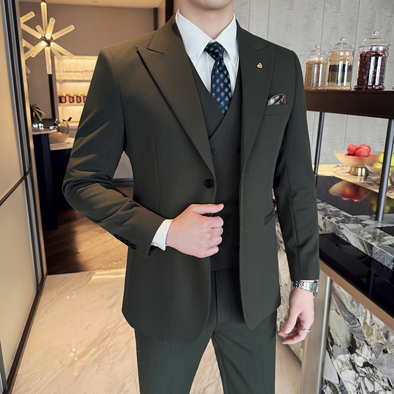 Slim-Fit Three-Piece Set Korea - огляд і ціна Men'S Grooming And Style