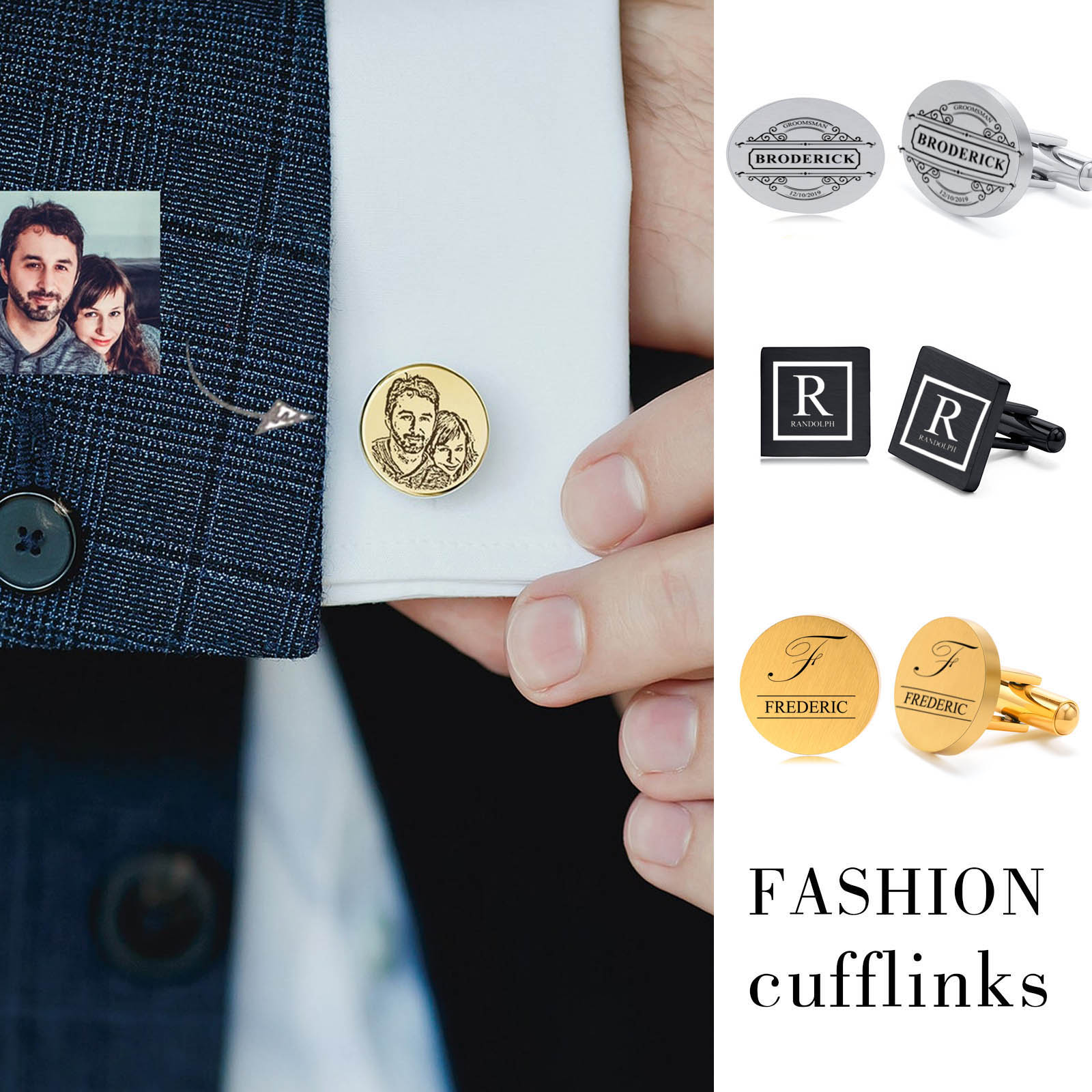 Personalized Cuflinks for Wedd - огляд і ціна Men'S Grooming For Engagement