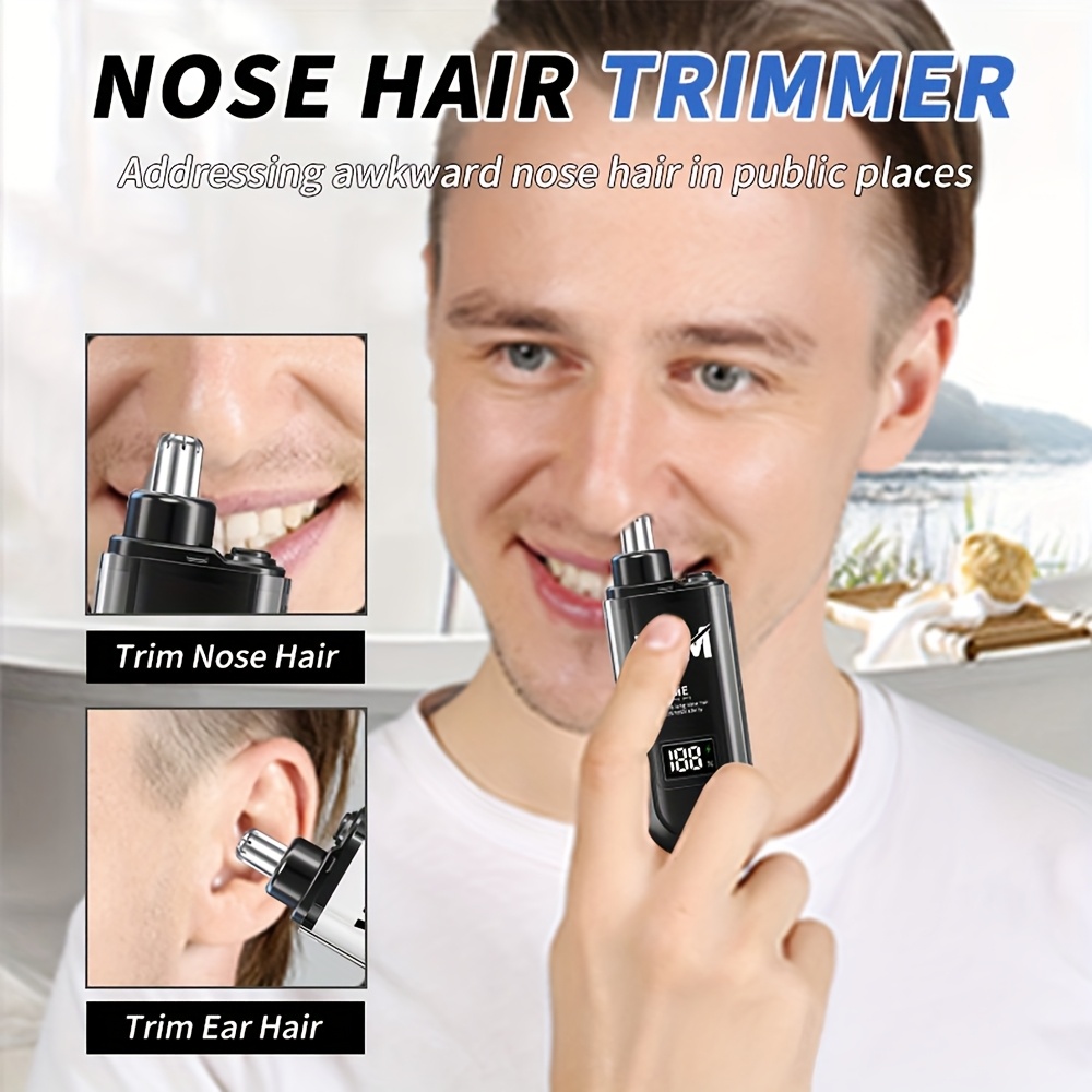 Portable Mini Nose Hair Trimme - огляд і ціна Men'S Grooming Room