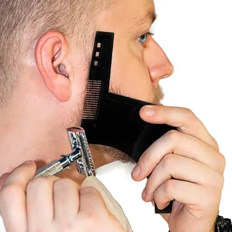 1PC Men Beard Shaping Template - огляд і ціна Men'S Grooming Product