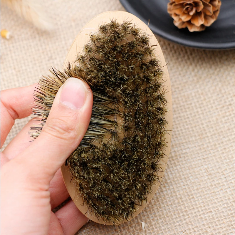 Soft Boar Bristle Wood Beard B - огляд і ціна Shaving Brush Set
