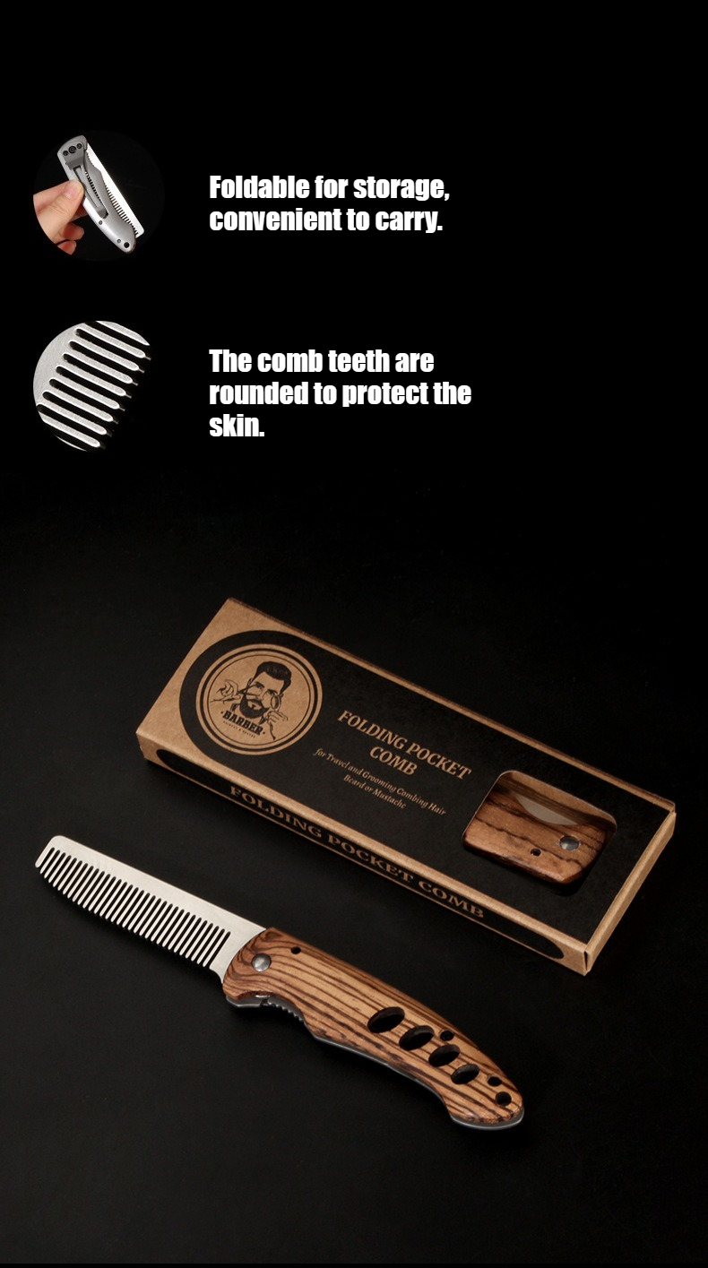 Solid Wood & Metal Folding Bea - огляд і ціна Men'S Grooming Product