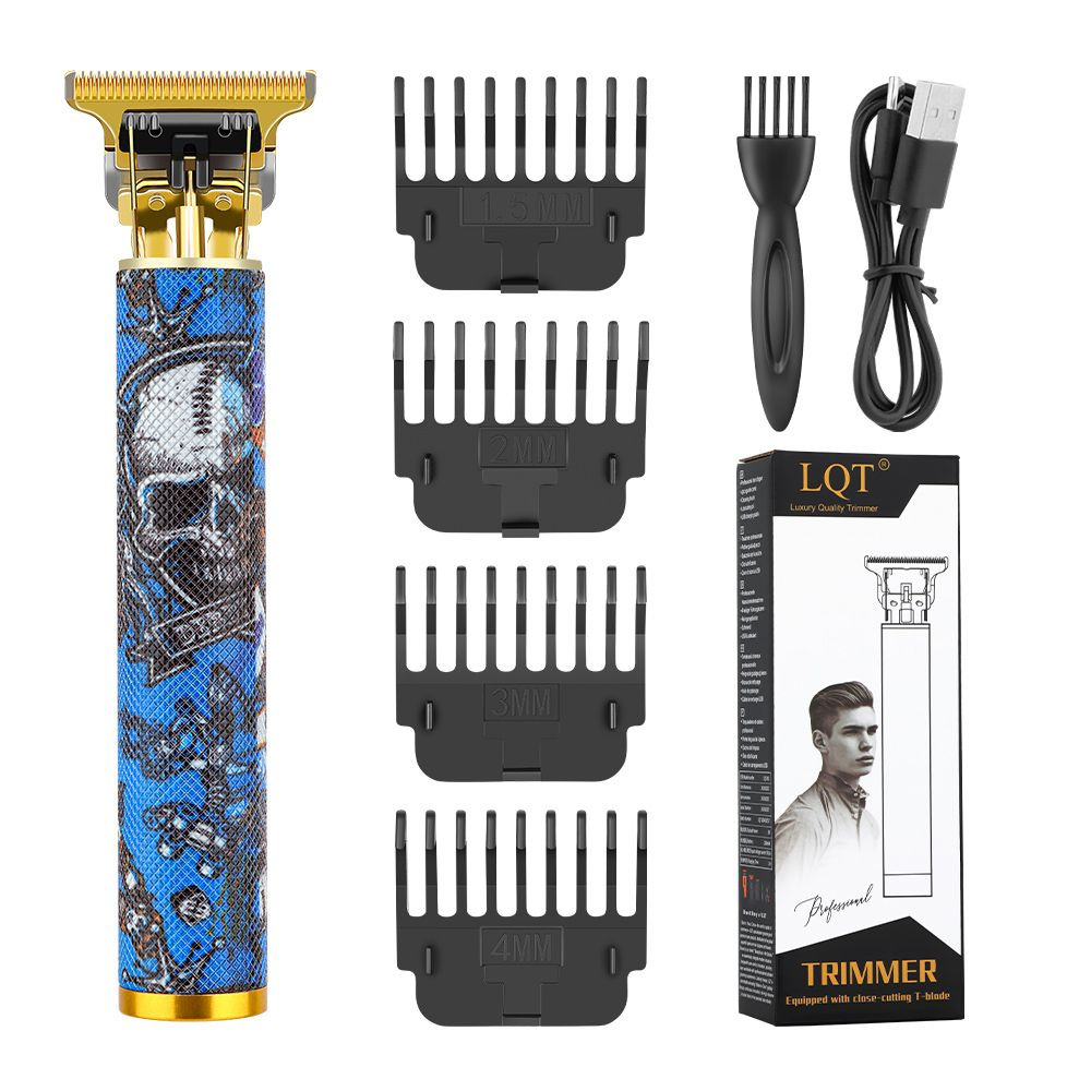 Retro Tattoo Skull Pattern Cor - огляд і ціна Beard Trimmer Cordless