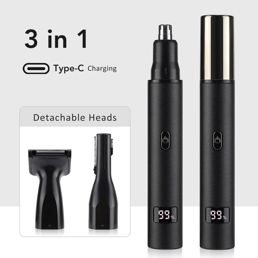 Nose Hair Trimmer for Men 3 in - огляд і ціна Mens Grooming Box