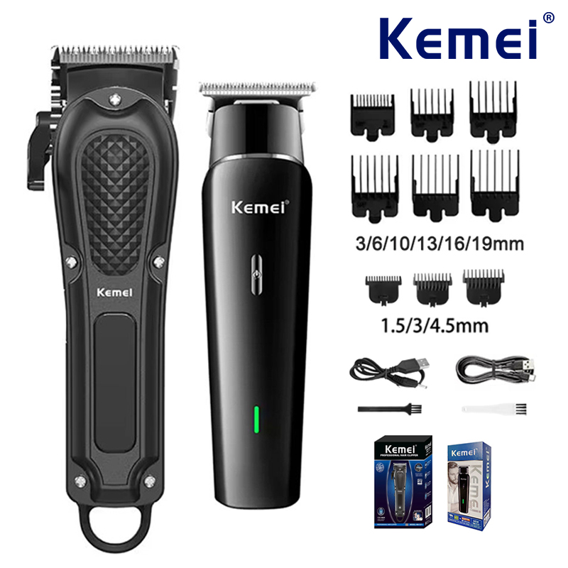 Kemei Electric Hair Clipper Se - огляд і ціна Men'S Grooming Set