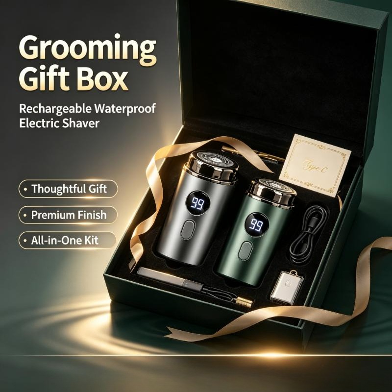 USB Rechargeable Waterproof El - огляд і ціна Mens Grooming Box