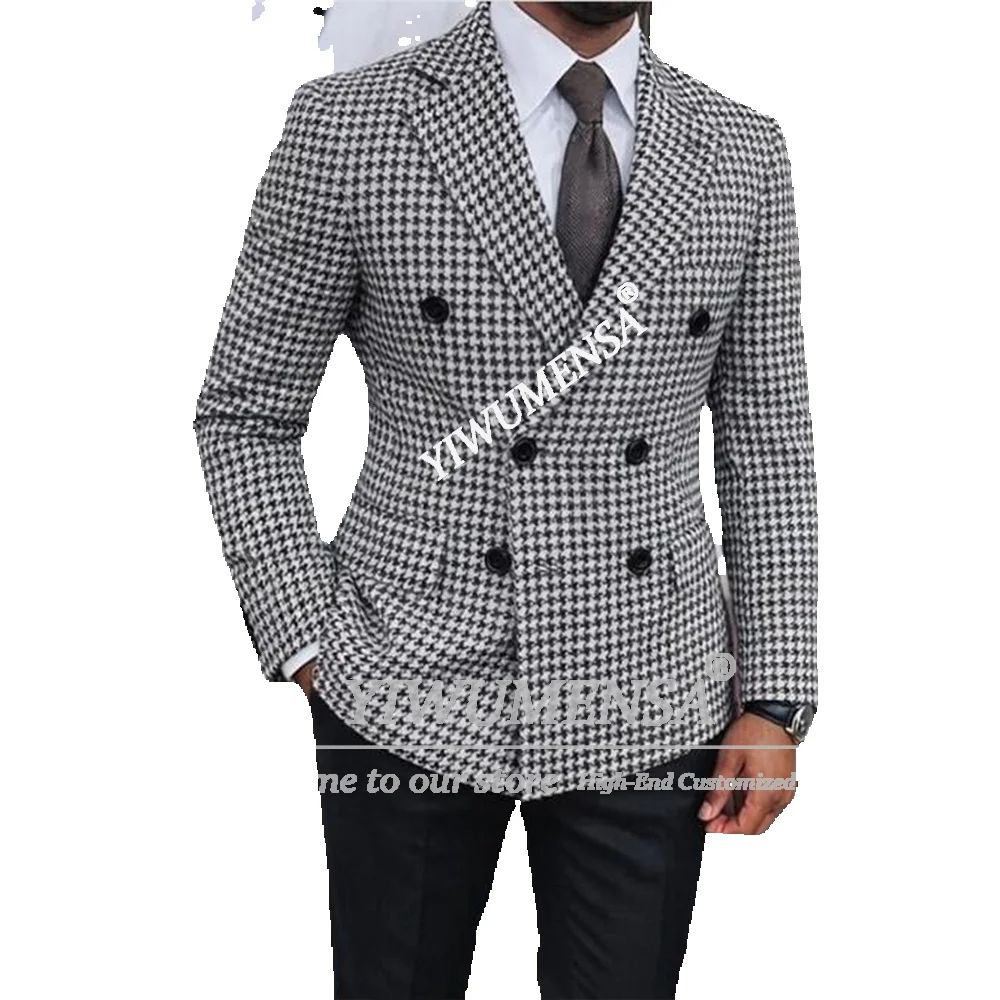 Classic Houndstooth Retro Suit - огляд і ціна Men'S Grooming Set