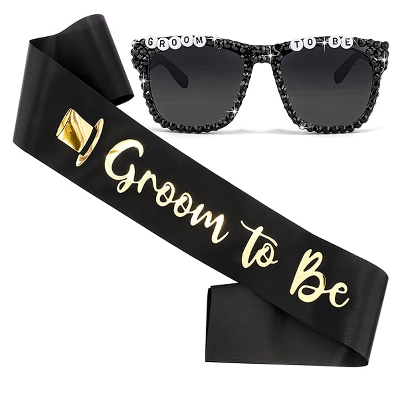 Groom To Be Black Satin Sash R - огляд і ціна Men'S Grooming For Engagement