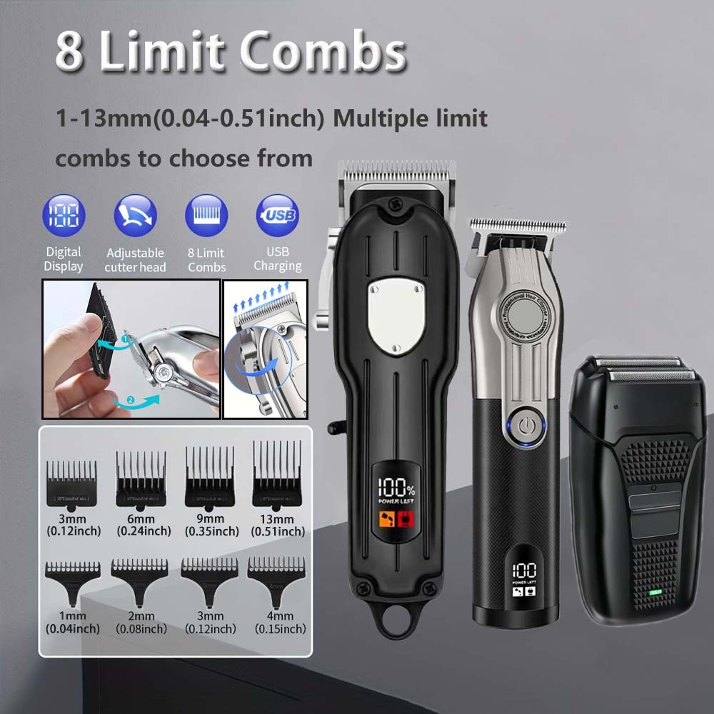 Professional Barber Hair Clipp - огляд і ціна Men'S Grooming Set